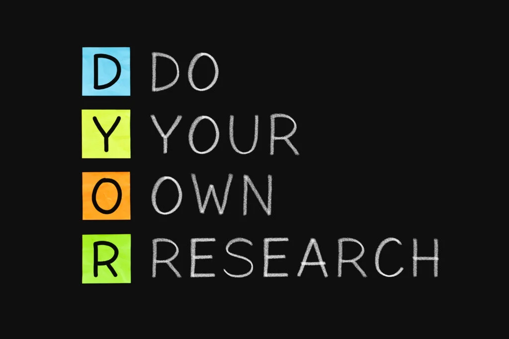 Do Your Own Research DYOR – Web 3 and Cryptocurrency Blogs