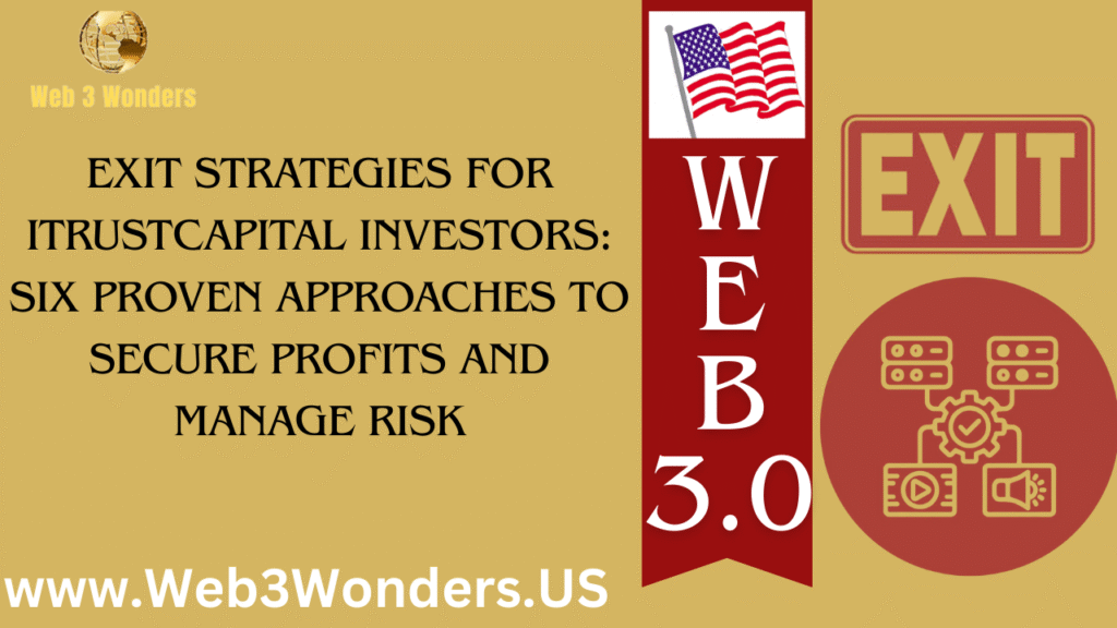 Exit Strategies for iTrustCapital Investors Six Proven Approaches to Secure Profits and Manage Risk