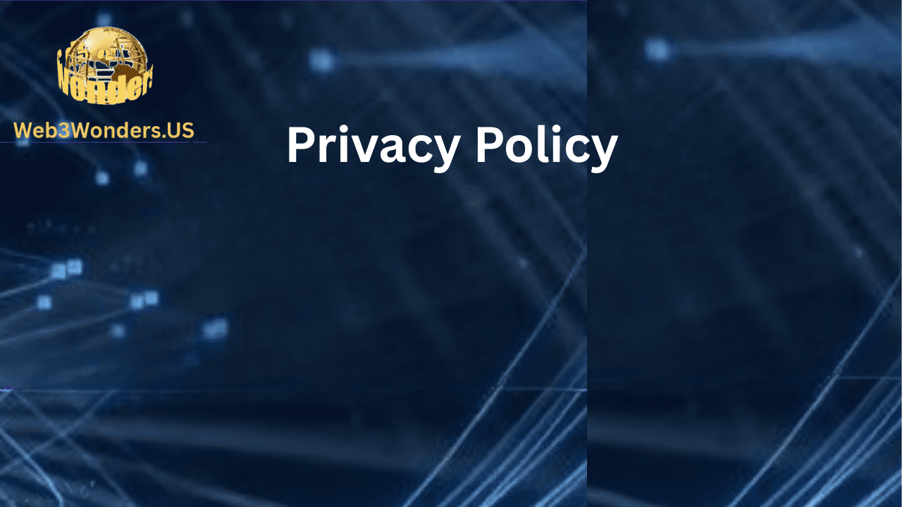 web3wonders privacy policy
